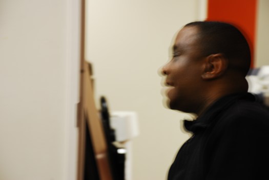 Me reading from "Sea, Swallow Me" at my book signing in 2008. Photo: Thomas Drymon